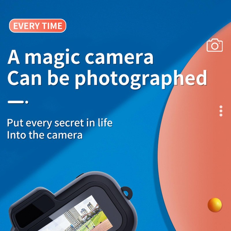 Digital Camera, 1080P HD 2MP Compact Thumb Camera with 160°