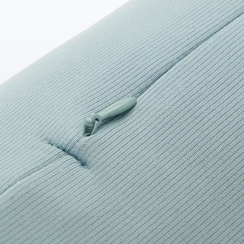 MUJI Double Knit Fitted Neck Cushion Mint Green Approx. 6.3