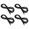 PATIKIL 10Ft Speed Jump Rope Replacement Cable, 4 Pack 4.5mm