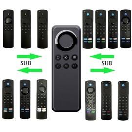OSALOLO Control Remoto de Repuesto CV98LM, Compatible con FStick y Frie-TV Box, Negro