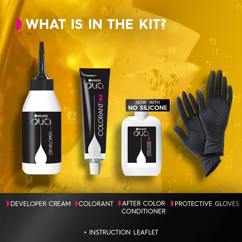 Garnier, Permanent Hair Colour, Ammonia Free and Nourishing, Olia, 3.0