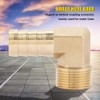 Hilitand 3/4" Brass Hose Barb, Fitting Elbow, 90 Degree Elbow
