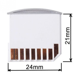 NFHK Micro SD TF to SD Card Kit Mini Adaptor for Extra Storage MacBook Air/Pro/Retina White