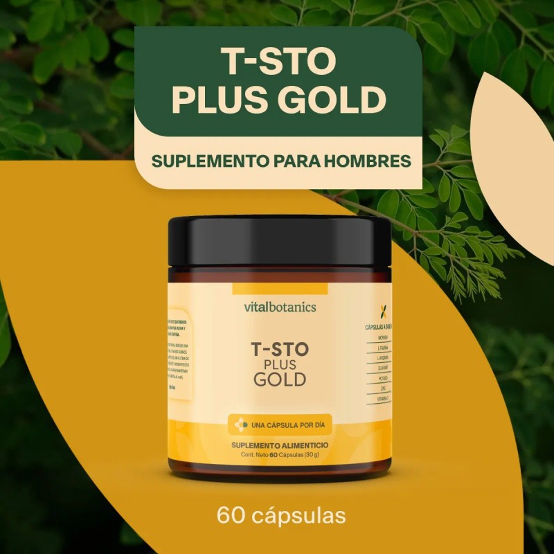 🔥💪 Testo Plus Gold | 60 Cápsulas 500mg | Suplemento