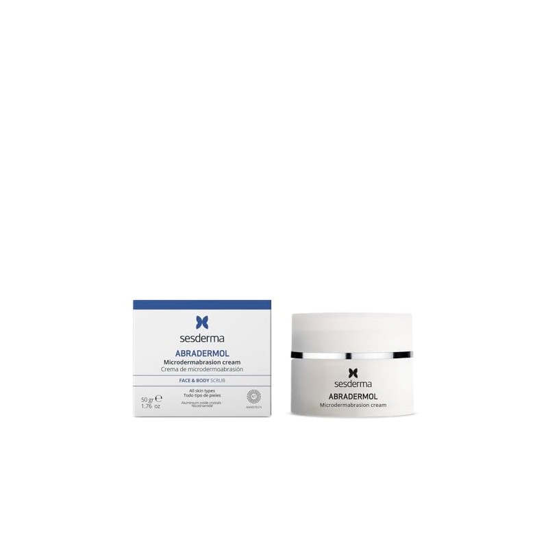 Sesderma Abradermol Crema Microdermoabrasion Exfoliante facial y corporal 50g