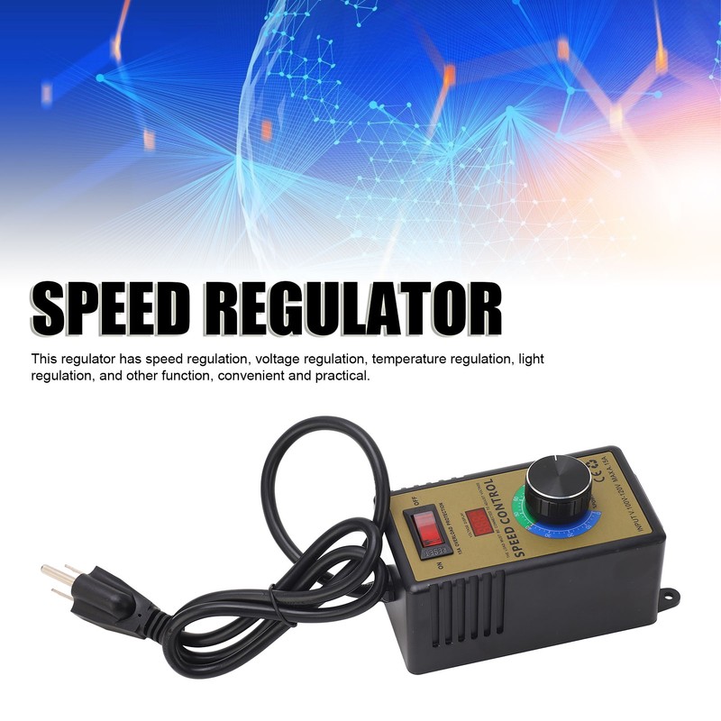 Speed Regulator Motor Fan Controller Stepless Speed Control Switch 15A