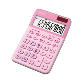 Sharp EL-M335-PX Color Design Calculator, 10-Digit Display, Pink
