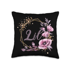 Little Pledge Rush Alumnae Family Reveal Party Fun Big Little Sorority Week Reveal College Sister Recruitment Throw Pillow, 16x16, Multicolor