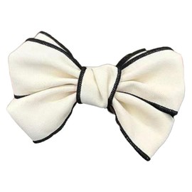 Whakano Hair Clip with Bow, Non-Slip Hair Clips for Women, Hair Clip Claw Clip, Strong Hold, Claw Clips, Hair Styling Accessories for Women, Party, Beach, Pool, Holiday, White