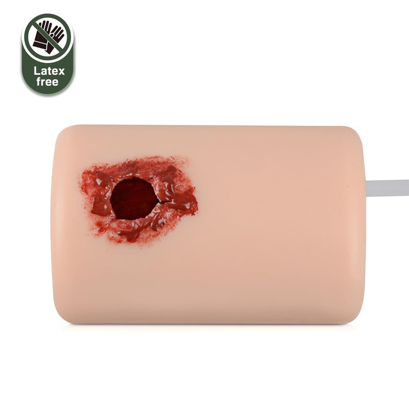 MedEduQuest Wound Packing Trainer with Tourniquet for Bleeding Control Training,