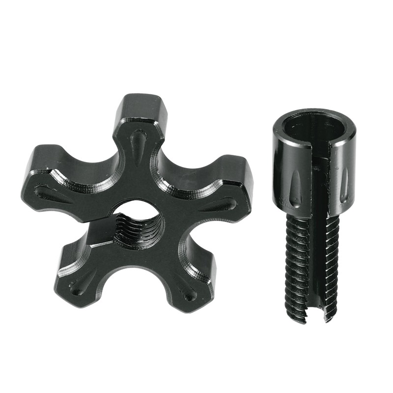 X AUTOHAUX Brake Clutch Levers Adjuster Screw M8x1.25 Motorcycle Titanium