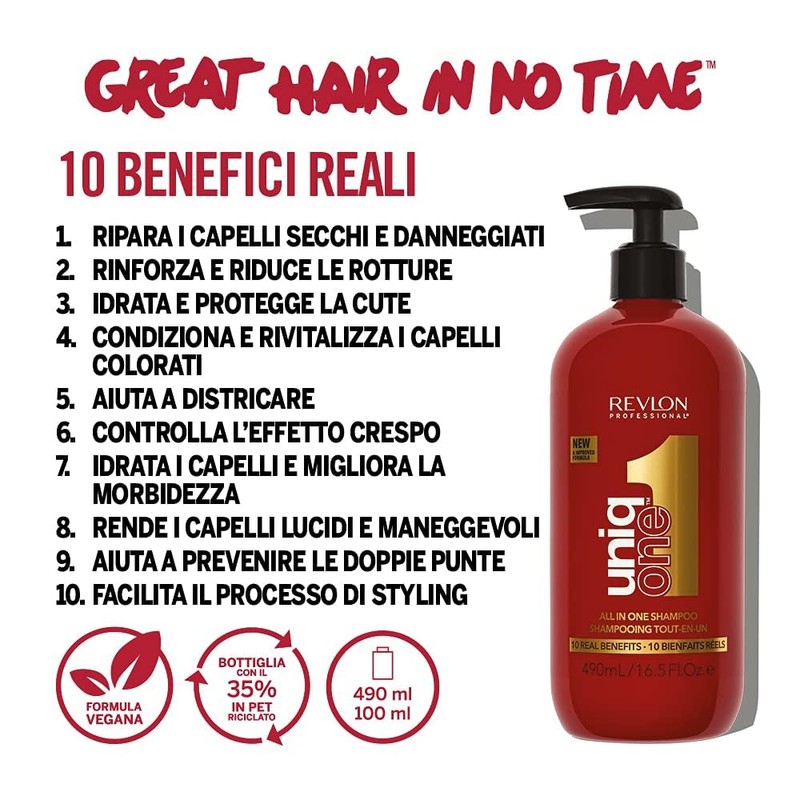 REVLON PROFESSIONAL UniqOne Great Hair Pack All In One Treatment