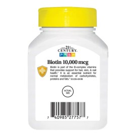 Suplemento en cpsula 21st Century Premium Biotina de Biotin 5,000 x 100g                                                                              