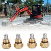 4PCS Walking Foot Valve Button Replacement Excavator Joystick Button for