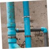 SHINEOFI 3pcs Adjustable Metal Carbon Steel Pipe Support Clamp Versatile