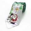 GUSLESON New Christmas Tie Silk 9cm Soft Snowman Theme Necktie