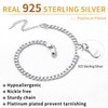 ChicSilver 925 Sterling Silver 5MM Chain Bracelet for Women Men