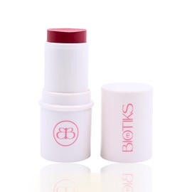 Barra de color, tinta multiusos, humectante, blush, sombra, labial, maquillaje, envase ecológico (vitamina E, Semilla de uva). (Betabel