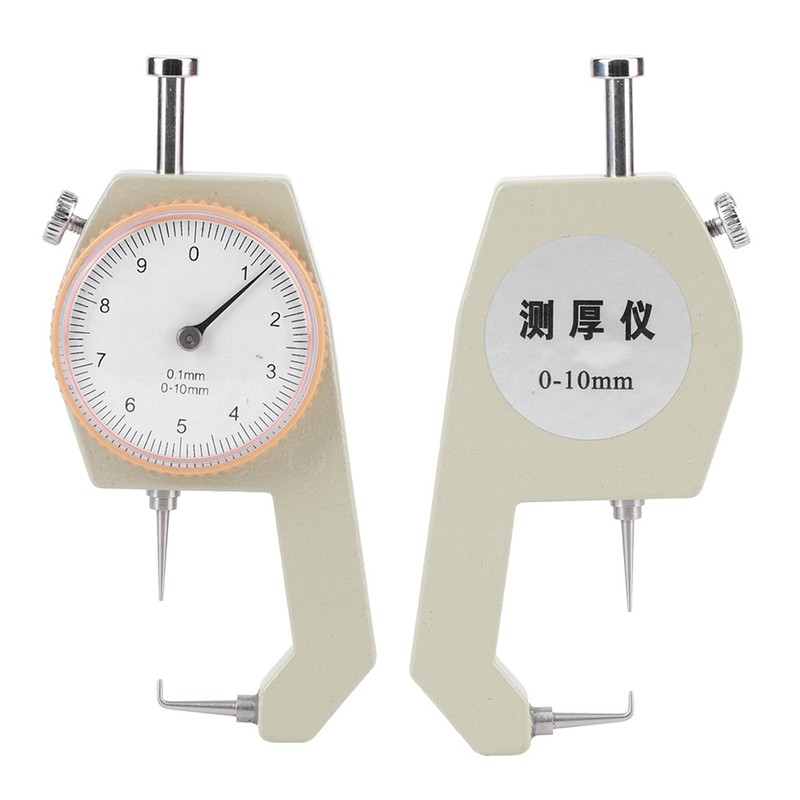 Thickness Gauge Silver Portable Accurate Measuring Jewelry Leather Board Equipment
