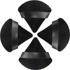 Esponjas triangulares reutilizables con correa para polvos sueltos, base cosmética,