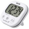 Tanita Dekamie Timer TD426WH Kitchen Timer, Washable, White, 3.3 x
