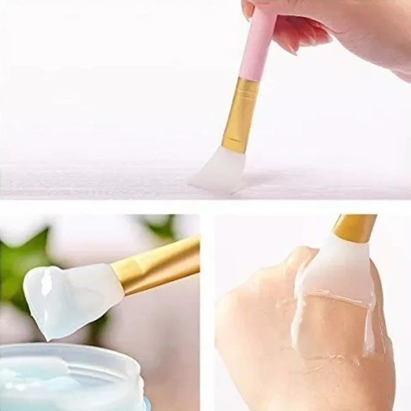 Veraly 5 Pinceles Faciales De Silicona Aplica Mascarillas Cremas