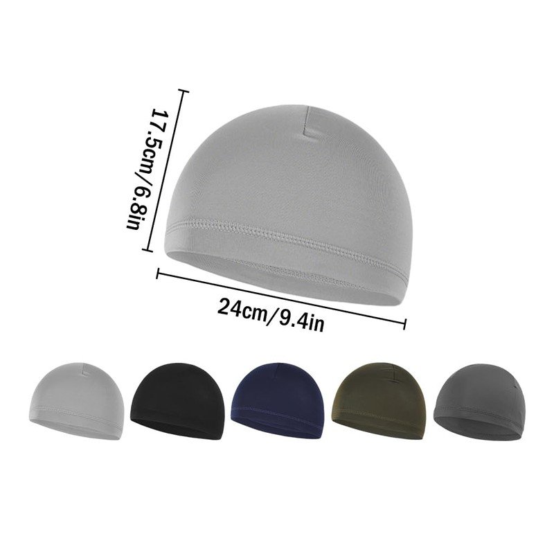 Abiyou 5 Pezzi Sottocasco Bici Estivo, Cappelli da Ciclismo Estivo,