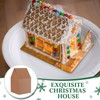 Reallnaive 60 Pcs Christmas DIY Gingerbread House Kit 4.9" x