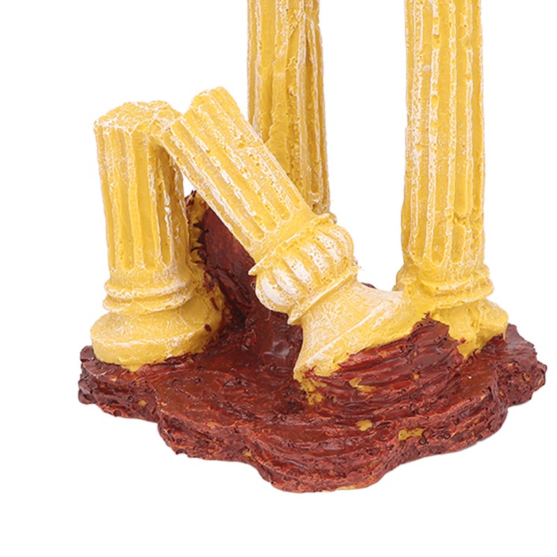 Roman Column Aquarium Decoration Resin Simulation Reusable Fish Tank Landscape