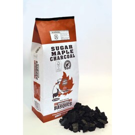 Stump Chunks: Sugar Maple Lump Charcoal for Grilling - Fast-Lighting & Hot-Burning Hardwood Charcoal Briquettes - Natural Hardwood Lump Charcoal for Smoker - Small Bag (8.8 lb)