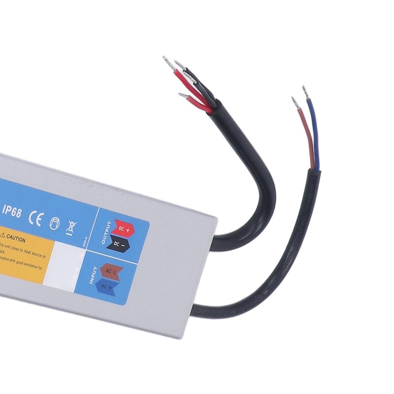 LED Power Supply Waterproof Driver 180‑264VAC to DC Converter Transformer