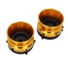 1 Pair 10 Inch Opener Universal Polished Aluminum NAB Hub