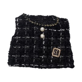 17cm Doll Clothes Dress Hairpin 3 Piece Set Luxury Accessories Outfit Set for 17cm Dolls(NO Doll)(Colorful Shirt+Bow Hairpin+Bag)