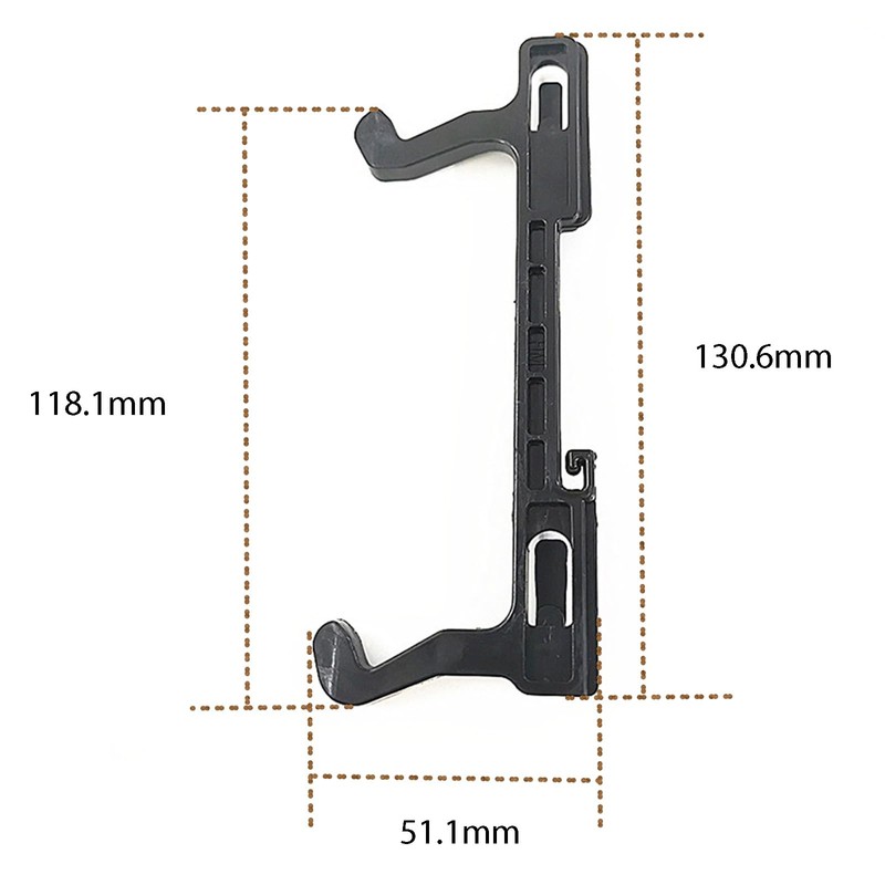HMHAMA Microwave Door Latch Hook Replacement for Galanz G80F20CN2L-B8(R0) Microwave