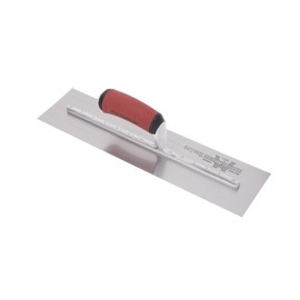 MARSHALLTOWN High Carbon Steel Finishing Trowel, 3 x 18 Inch Concrete, Masonry and Drywall Finishing Tool, Made in the USA, MXS75D