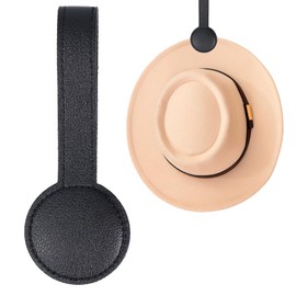 FACHOI Magnetic Hat Clip, Portable Leather Hat Holder Clip for Travel on Bag Kitchen Bathroom Towel Clips for Men Women Luggage Outdoor Travel Accessories F4-CXMJ