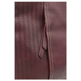 CHALA Laser Cut Crossbody Faux Leather - Mini Pink Butteryfly - Plum