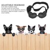 Dog Goggles Windproof Eye Protection Play Cool Handsome Adjustable Heart