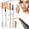 Magic Eyebrow Pencil, Waterproof 3D Microblading Eyebrow Pencil Contour Pen,