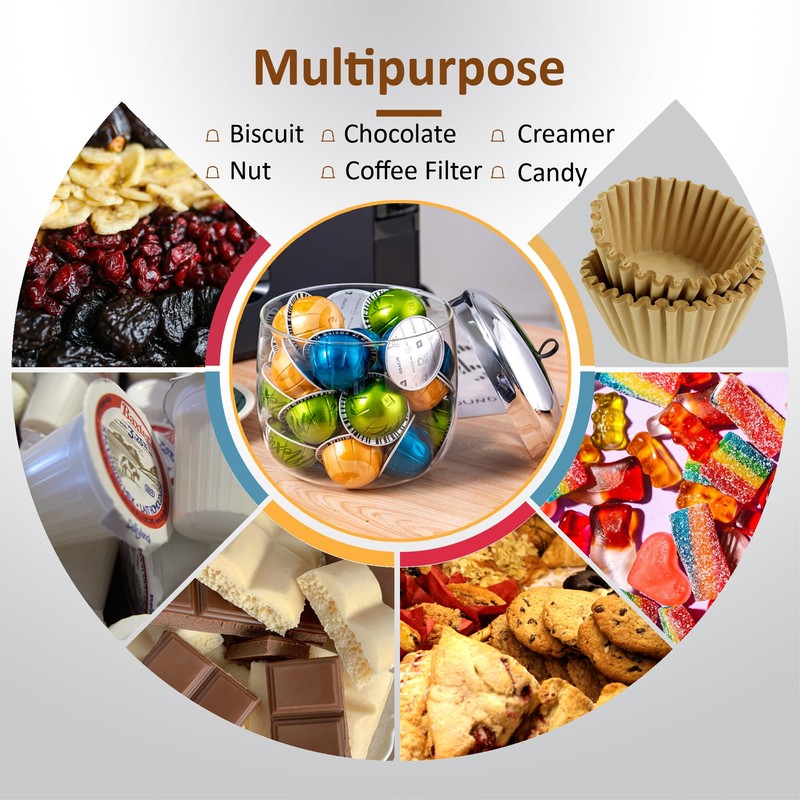 MOLFUJ Coffee Pod Holder, Coffee Pod Storage Compatible with 30