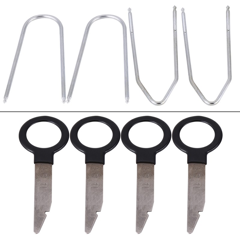 20Pcs Universal Car Audio Stereo Radio Removal Key Tools Set
