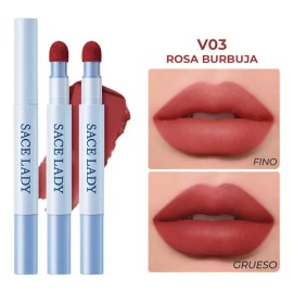 Sace Lady Air Cushion Labial Y Rubor Multiuso Crema Mate                                                                                              
