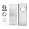 Linear Shower Drain Stainless Steel Odor Resistant Rectangular Floor Drain