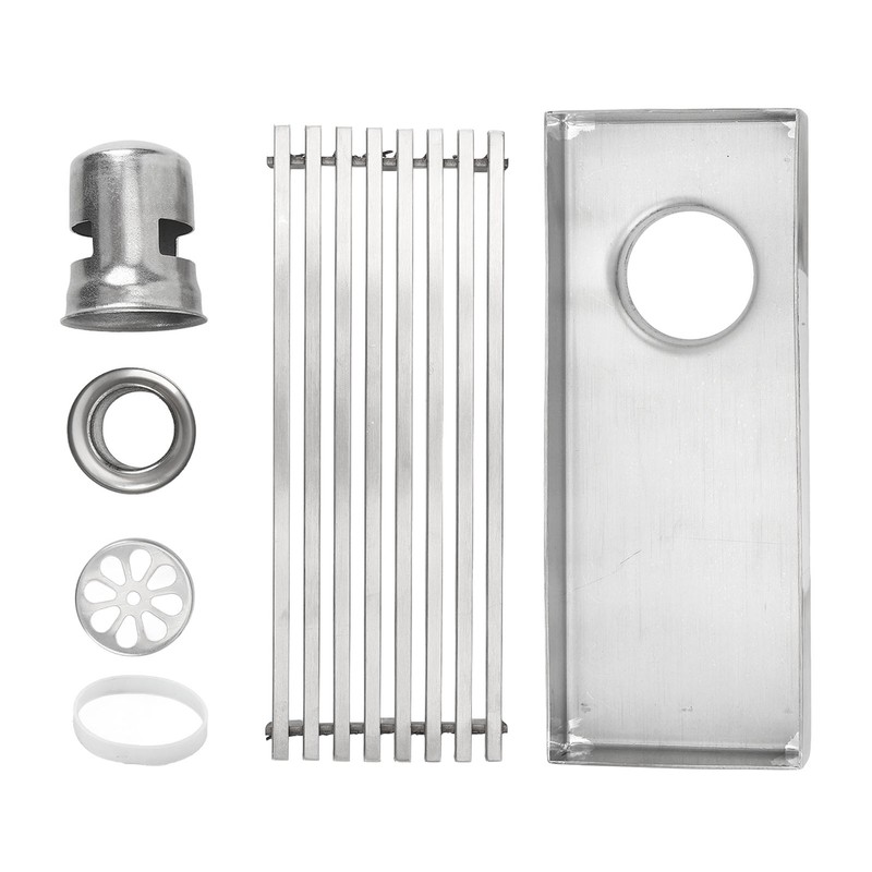 Linear Shower Drain Stainless Steel Odor Resistant Rectangular Floor Drain