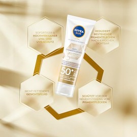 Nivea Sun Spot Control Luminous 630 - Líquido facial diario avanzado con ácido hialurónico y vitamina E para mejorar el brillo, tono de piel refinado 
