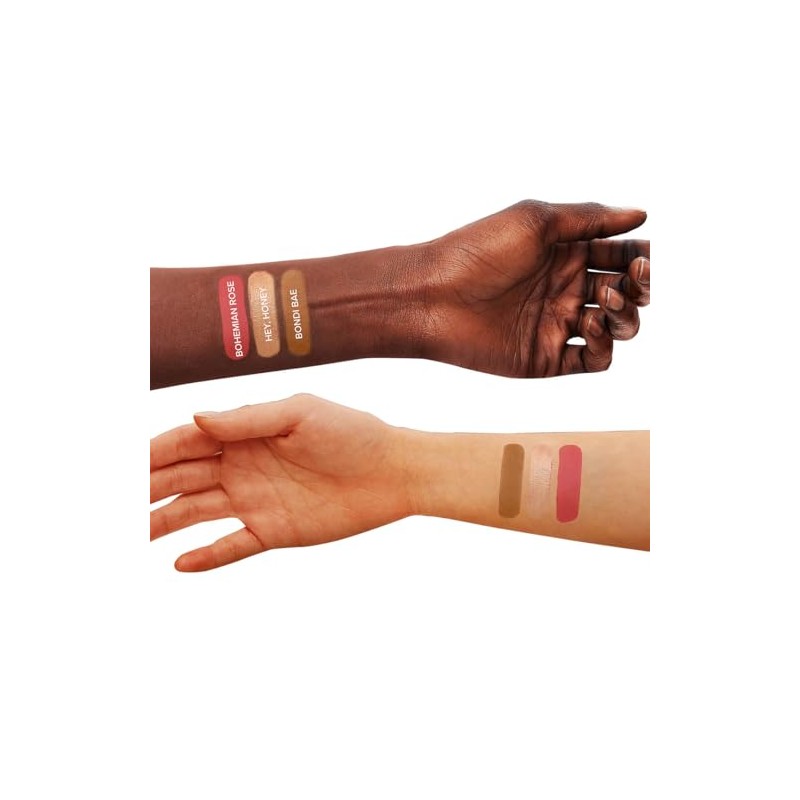 Nudestix Roses & Honey Mini Kit – 3-Piece Cream Blush,
