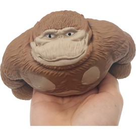 TikTok Monkey - Funny Brown Gorilla Stress Relief Toy, Squeeze and Decompress, Easter Gift for Kids and Adults