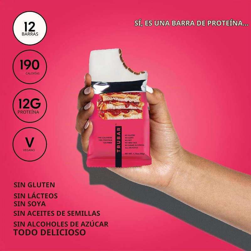 TRUBAR- “Barra de Proteína Vegana, Get In My Belly PB