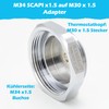 BLUMKRAFT Radiator Adapter Compatible with M34 x1.5 SCAPI (Prototype) to