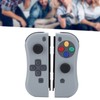 For Joycon Game Console Wireless Bluetooth Gamepad Right Left(gris foncé